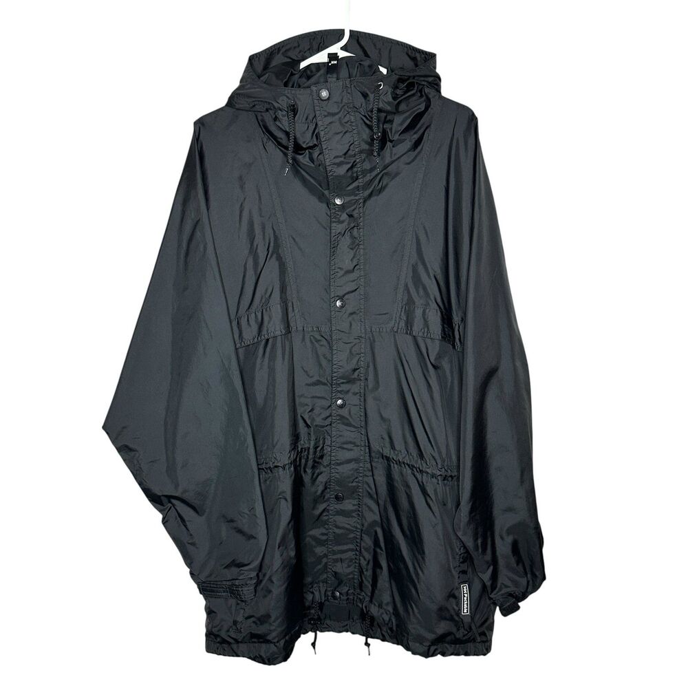 Helly Hansen Packable Hooded Windbreaker Jacket Black XL